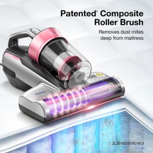 Aspirator de acarieni pentru saltea Jimmy BX5 Pro cu lumina UV, tehnologie cu ultrasunete, filtrare cu ciclon dublu, curatator de saltele de 15 kpa pentru persoanele care sufera de alergii, aspirator de saltea de 500 W pentru pat, canapea etc - Img 3