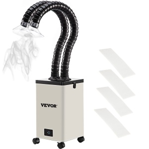 Aspirator de fum VEVOR XF-250, 150 W, 280 mh, 3 filtre