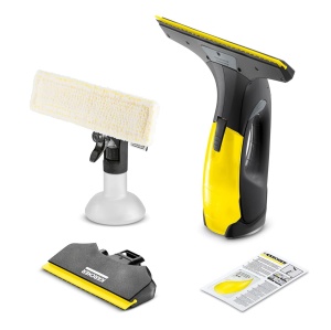 Aspirator de geamuri Karcher WV 2 Black Edition, 35 min autonomie, 2 duze