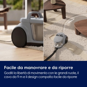 Aspirator Electrolux Animal 500 EL51A2UG TurboTextile Recipient 2L Gri Raza 9m - Img 5