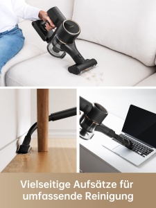 Aspirator fara fir dreame R10 Pro, aspiratie puternica 150AW, durata de functionare de 65 min, perie cu mai multe suprafete, lumini LED, ideal pentru curatarea casei si a masinii, usor si versatil - Img 5