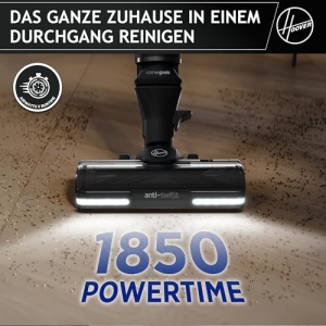 Aspirator fara fir Hoover HFX cu duza pentru par de animale de companie si LED, aspirare pana la 120 m2 I Aspirator fara fir cu Corner Genie(tm) pentru curatarea colturilor si marginilor I cu anti-rasucire impotriva parului incurcat [HFX10P] - Img 10