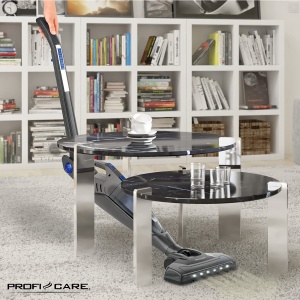 Aspirator fara fir ProfiCare(r) | Aspiratoare portabile si de podea | Fara sac | Durata de viata a bateriei de pana la 40 min. | Filtre HEPA | perie rotativa pentru podea cu iluminare LED | Pentru toate suprafetele | PC-BS 3035 - Img 2