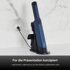 Aspirator fara fir Shark WandVac 2.0 WV270UK, putere mare, 15 minute autonomie, albastru - Img 2
