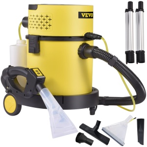 Aspirator multifunctional VEVOR VV-VC-220V, 4 in 1, 1200W, 20L, Galben