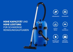 Aspirator Nilfisk Multi II 30L, 1400W, cu functie de suflare - Img 3