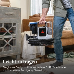 Aspirator pentru pete BISSELL SpotClean ProHeat Advanced, 1125W, compact, cu cablu - Img 6