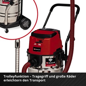 Aspirator profesional fara fir Einhell TP-VC 36/30 S Auto-Solo Power X-Change (Li-Ion, 36 V, functie de conectivitate cu pornire automata, functie ECO/BOOST, fara baterie si incarcator) - Img 12