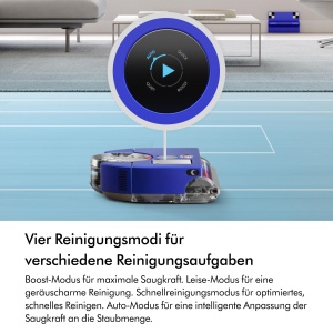 Aspirator robot Dyson 360 Vis NAV, putere de aspirare mare, culoare albastranichel - Img 7