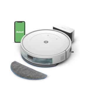 Aspirator robot iRobot Roomba Combo Essential, 2-in-1, alb, 120 min autonomie