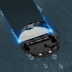Aspirator robot Rowenta Xplorer Serie 65 RR8L85WH cu mop electronic navigatie laser 2300 Pa negru - Img 4