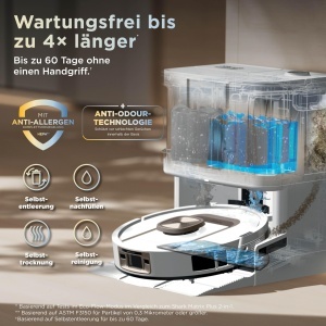 Aspirator robot Shark ThermaCharged cu functie de spalare, 3 ore autonomie, tehnologie DirtDetect - Img 7