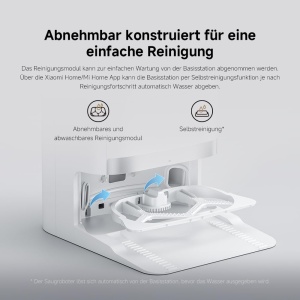 Aspirator robot Xiaomi X20 cu statie de auto-golire, 6000Pa putere, 4L rezervor - Img 12