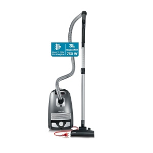 Aspirator SEVERIN BC 7045, putere 750W, capacitate 3L, culoare platingraugranatrot