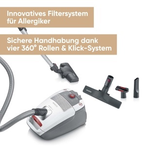 Aspirator SEVERIN BC 7047, 850W, 4L, albrosu - Img 2