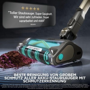 Aspirator Shark PowerDetect Clean Empty, 70 min autonomie, 380 W, auriu - Img 3