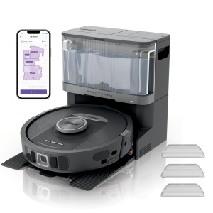 Aspirator si Wischrobot Shark PowerDetect RV2800, 2-in-1, Negru, Autonom
