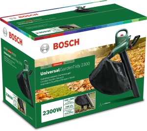 Aspirator suflanta frunze Bosch UniversalGardenTidy 2300 3-in-1 2300W sac colector 45L - Img 3
