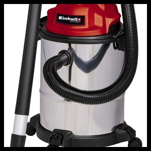 Aspirator umed/uscat Einhell TC-VC 1815 S (1.250 W, recipient din otel inoxidabil de 15 litri, sistem de furtun de 36 mm, suport pentru accesorii, duza de aspiratie cu insertie combinata) - Img 4