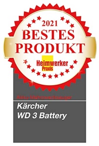 Aspirator umed/uscat fara fir Karcher 36 V WD 3 Baterie, filtru cartus, furtun de aspiratie: 2 m, dimensiunea recipientului: 17 l, putere: 300 W, utilizabil cu acumulatorul Karcher 36 V, fara baterie, negru/galben - Img 8