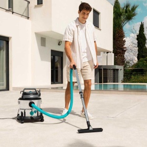 Aspirator uscat si umed Cecotec 20 L Conga Rockstar otel umed si uscat MAX 1400 W 22 kPa sistem de golire aspiratie si suflare structura metalica roti - Img 3