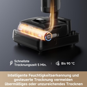 Aspirator vertical cu abur Dreame H15 Pro FoamWash, negru - Img 7