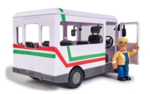 Autobuz de jucarie Simba Feuerwehrmann Sam cu figura Trevor si functie de accident - Img 6