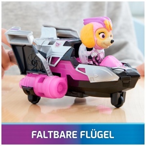 Avion de Jucarie PAW Patrol Skye, 17 cm, cu Efecte de Lumina si Sunet - Img 5