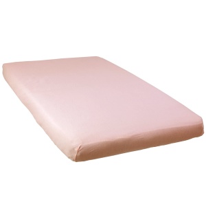 BabyCalin - Cearsaf cu montura, alb/roz, 70x140 cm (pachet de 2) - Img 7
