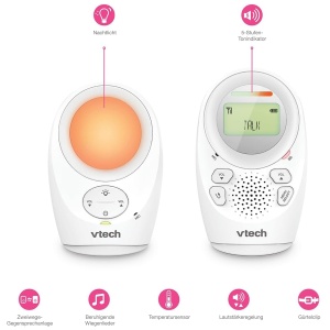 Babyfon Digital VTech DM1211 cu DECT, Functie de Comunicare, Temperatursensor - Img 2