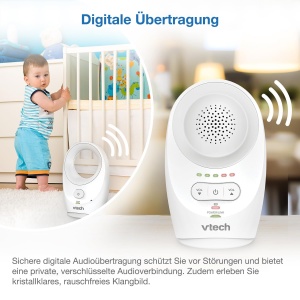 Babyfon VTech BM1120, audio de inalta calitate, raza 460 m, acumulatori reincarcabili - Img 7