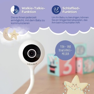Babyphone Beaba 930295, alb, cu camera HD si functie de comunicare - Img 4