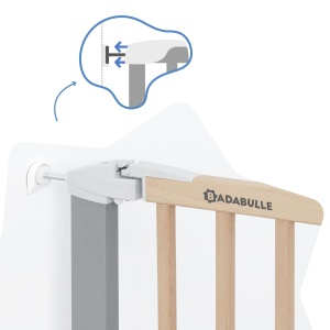 Badabulle Safe & Lock Protectie pentru usa din lemn/metal (73 pana la 81,5 cm) - Img 3