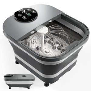 Baita electrica pentru picioare COMFIER 2026 cu masaj automat, 6 role, control temperatura
