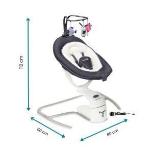 Balansoar electric Babymoov Swoon Motion - 5 viteze, 360, 8 melodii - Img 7