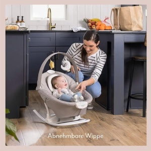 Balansoar electric Graco SoftSway 2 in 1, portabil, silentios, cu 2 viteze - Img 5