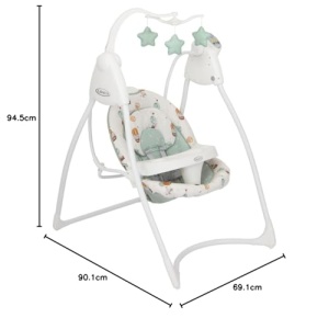 Balansoar Graco Lovin Hug 6 Viteze Muzica si 4 Pozitii de Inclinare Pliabil 0-9 kg - Img 3
