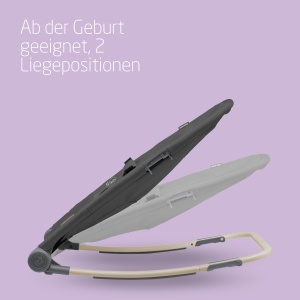 Balansoar pentru bebelusi Maxi-Cosi Loa, ultracompact, 2 pozitii, 0-12 kg, gri - Img 2
