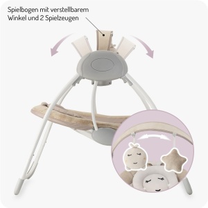 Balansoar pentru bebelusi MoMi Babywippe LISS, 9 kg, pliabil, 6 melodii - Img 6