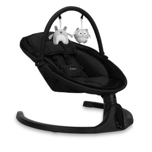 Balansoar pentru bebelusi MoMi KENANI ONYX, 9 kg, cu Bluetooth si telecomanda