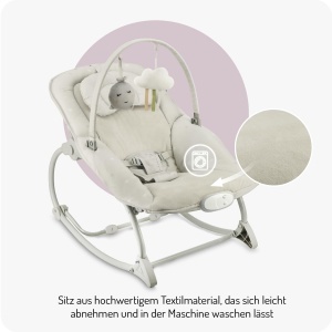 Balansoar pentru bebelusi MoMi LAPIS, pana la 12 kg, cu 8 melodii si 3 moduri de vibratie - Img 6