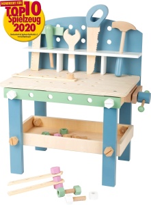 Banc de lucru pentru copii small foot Nordic din lemn cu accesorii 40x26x49 cm - Img 2