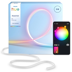 Banda LED Hue Essential 5 metri, RGBIC, culori vibrante, control vocal