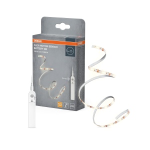 Banda LED Osram cu senzor de miscare, 2m, lumina calda, alimentare cu baterii