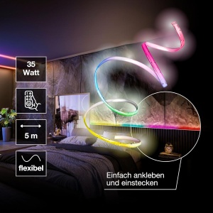 Banda LED Osram SMART WIFI COB, 5M, RGB, 35W, IP20 - Img 2