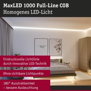 Banda LED Paulmann MaxLED 1000, 1.5m, 15.5W, Alb Reglabil - Img 2