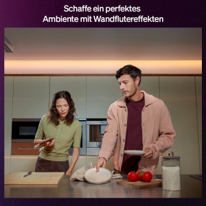 Banda LED Philips Hue Flux 3m UltraBright 2900 lm Cromasync Control prin Aplicatie si Voce - Img 2