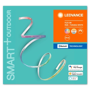 Banda LED RGBW LEDVANCE 3 metri pentru exterior, control vocal, IP65 - Img 6