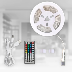 Banda LED USB B.K.Licht, 5m, RGB, dimabila, autoadeziva - Img 9