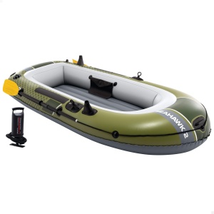 Barca gonflabila Intex Seahawk 2, capacitate 2 persoane, dimensiuni 236 x 114 x 41 cm - Img 1
